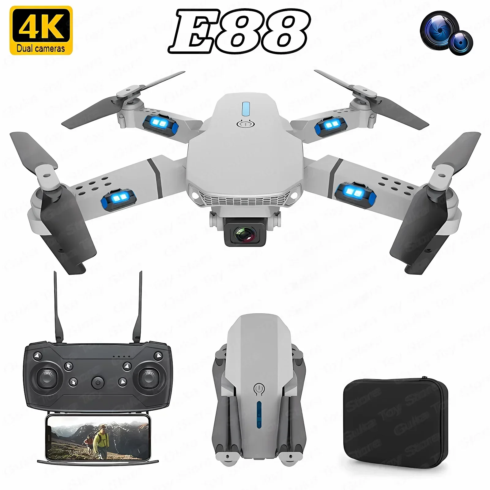 E88 Pro WIFI FPV Drone Grootho - Drone Battery Box recensie en prijs
