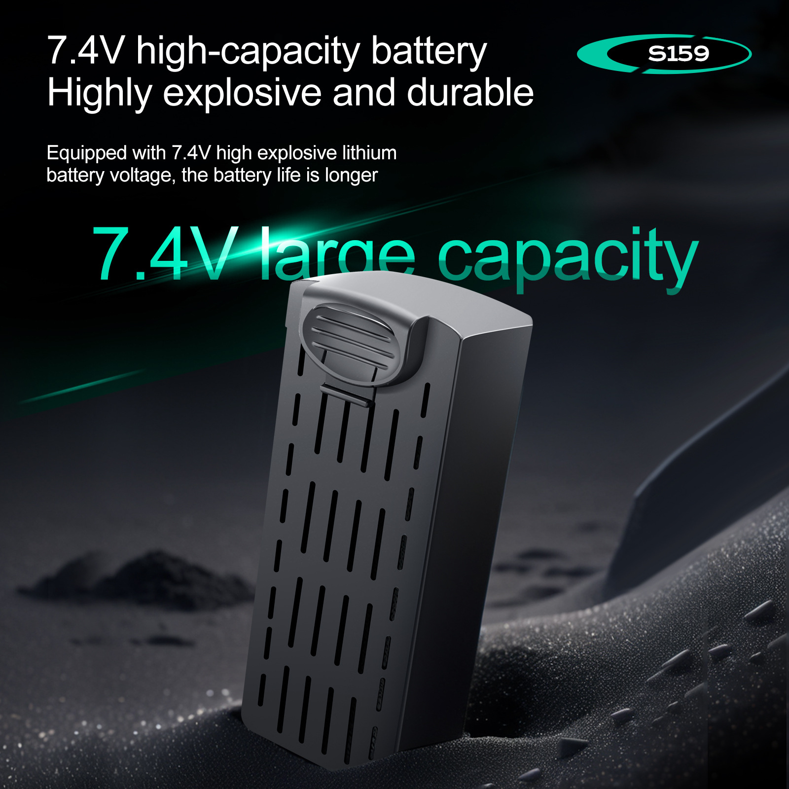S159 Batterij 7.4V 2200mAH S15 - Drone Battery Li-Ion recensie en prijs