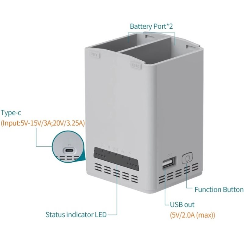 A53M – Oplader voor DJI Lito 1 - Drone Battery Smart recensie en prijs