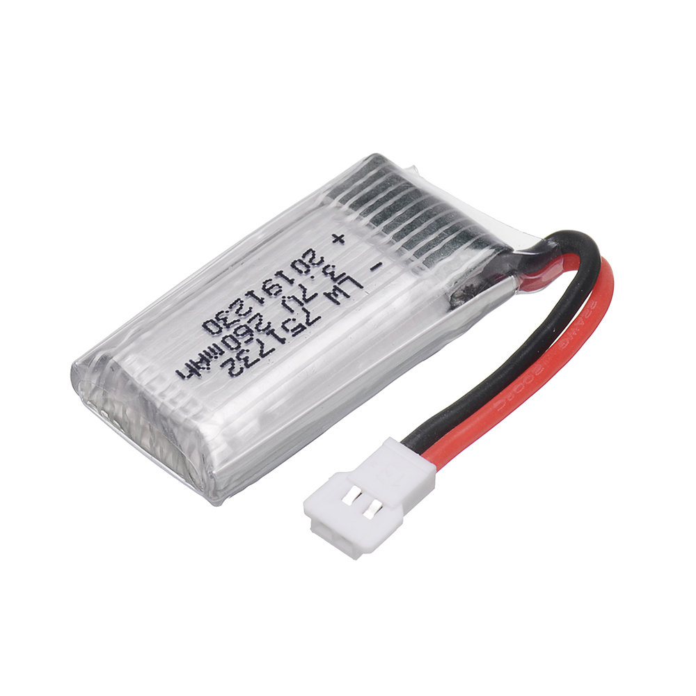 3,7V 260mAh LiPo-batterij met  - Eachine Drone E010 recensie en prijs